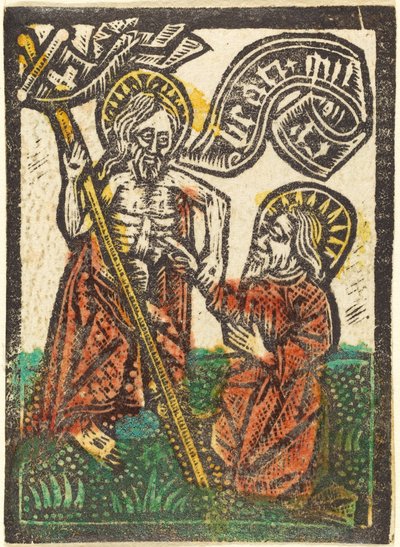 Kristus ilmestyy Tuomakselle tekijältä Workshop of Master of the Aachen Madonna