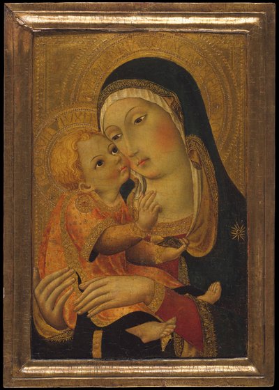 Madonna ja lapsi, n. 1448-60. tekijältä Workshop of Sano di Pietro