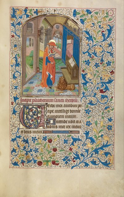 Saint Jerome tekijältä Workshop of Willem Vrelant