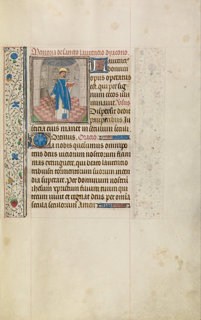 Saint Lawrence tekijältä Workshop of Willem Vrelant