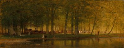 Leirikokous, 1874. tekijältä Worthington Whittredge