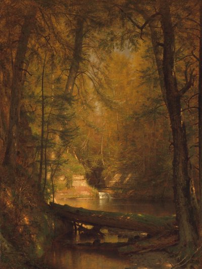 Taimenallas, 1870. tekijältä Worthington Whittredge