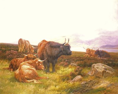 Highlanders by a Loch tekijältä Wright Barker