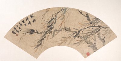 Cicada, päivätty 1852. tekijältä Wu Xizai