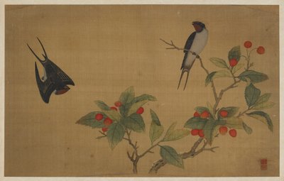 Linnut ja hedelmät tekijältä Wu Zhang