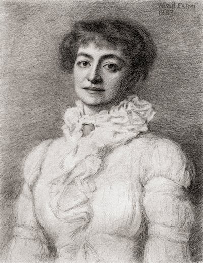 Helena Modjeska, The Century Illustrated Monthly Magazine, julkaistu 1884 tekijältä Wyatt Eaton