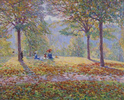 Piknik (öljy kankaalle) tekijältä Wynford Dewhurst