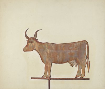 Lehmän tuuliviiri, c. 1938. tekijältä Wynna Wright