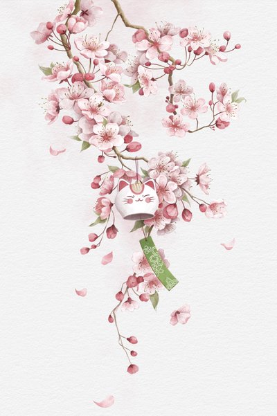 Sakura-onnekissan kello tekijältä Xuan Thai
