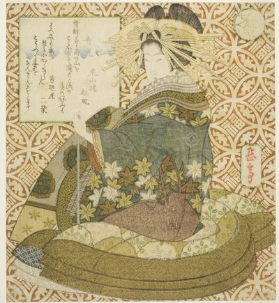 Jurojin, sarjasta "Parodia onnen seitsemästä jumalasta (Mitate shichifukujin)" tekijältä Yashima Gakutei