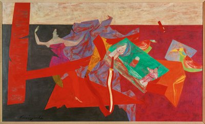 Itämainen lahja (maalaus kankaalle) tekijältä Yasuo Kuniyoshi