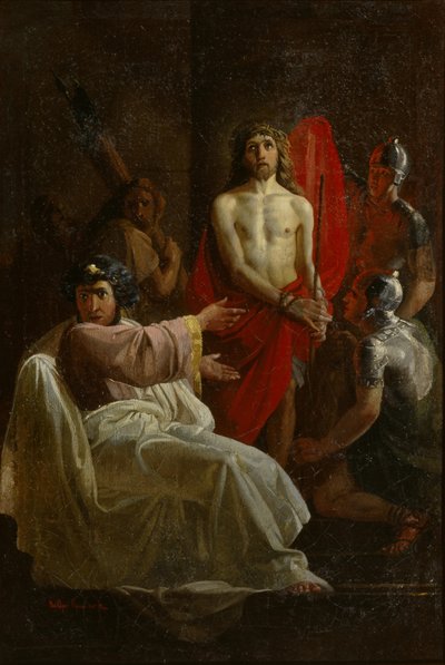 Kristus Pilatuksen edessä, 1844 tekijältä Yevgraf Semyonovich Sorokin