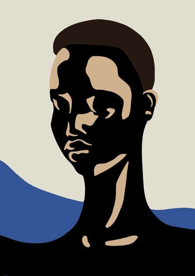 Nimetön muotokuva, 2017, (digitaalinen) tekijältä Yi Xiao Chen