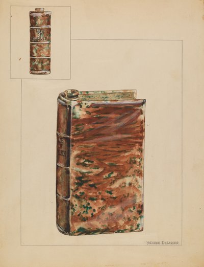Kirjapullo, c. 1937. tekijältä Yolande Delasser