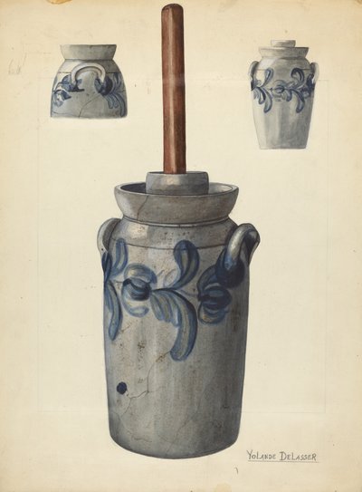 Butter Curn, c. 1936. tekijältä Yolande Delasser