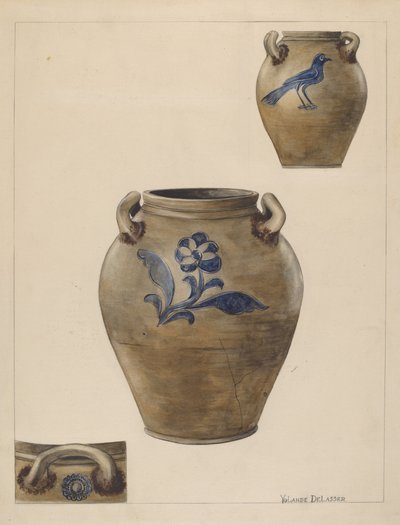 Crock, c. 1936. tekijältä Yolande Delasser