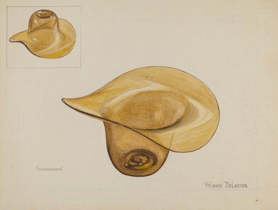 Lasihattu, c. 1936. tekijältä Yolande Delasser