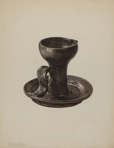 Rasvalamppu, c. 1939. tekijältä Yolande Delasser