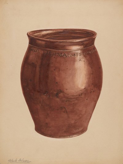 Jar, c. 1937. tekijältä Yolande Delasser