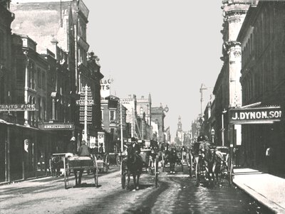George Street, Sydney, Australia, 1895. tekijältä York and Son