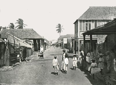 Katukuva Port Royalissa, Jamaikalla, 1895. tekijältä York and Son