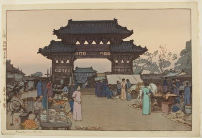 Markkinat Mukdenissa tekijältä Yoshida Hiroshi