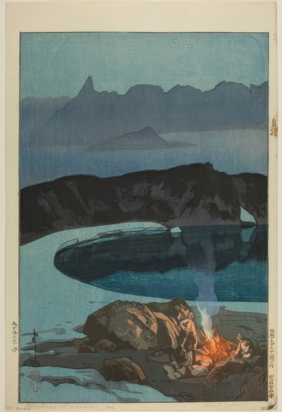 Leirintäalue Washibadakessa tekijältä Yoshida Hiroshi