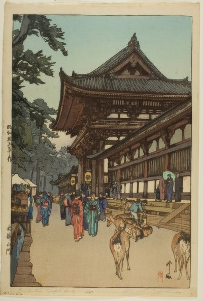 Daibutsun temppelin portti tekijältä Yoshida Hiroshi