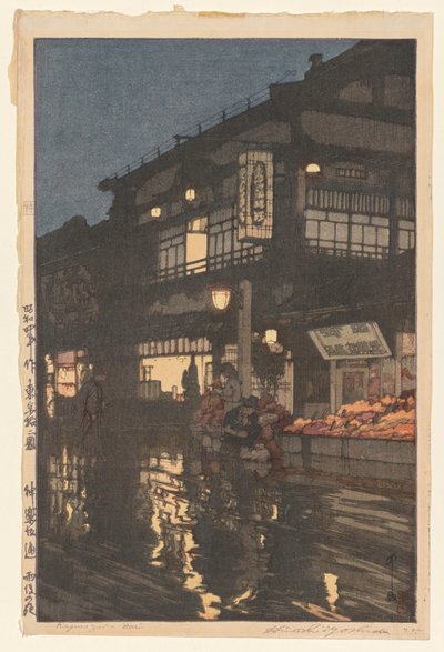 Kagurazaka-katu yösateen jälkeen tekijältä Yoshida Hiroshi