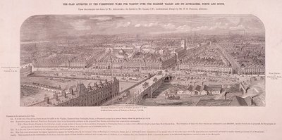 Holborn Viaduct, Lontoo, 1865 tekijältä Young