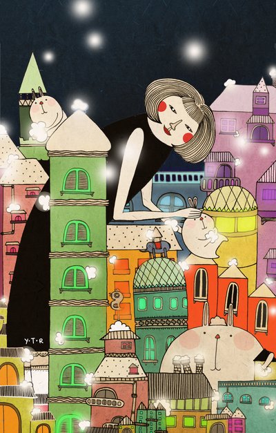 Moldy city, 2013, (digitaalinen) tekijältä Yoyo Zhao
