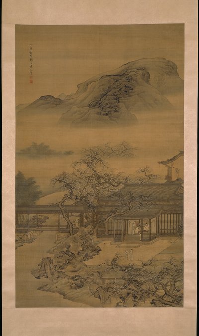 Kevät saapuu Hanin palatsiin 漢宮春曉圖 tekijältä Yuan Jiang