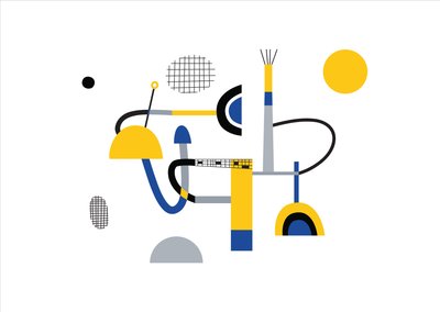 Abstrakti geometria sommitelma, 2017 (vektorikuvitus) tekijältä Yulia Drobova