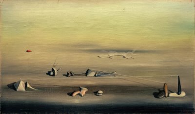 Ilman nimeä (Maisema) tekijältä Yves Tanguy