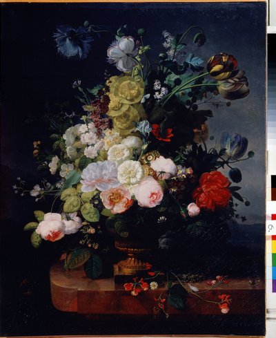 ""Kukkakimppu"" Zachee Prevostin (1797-1861) maalaus 1787 Valtionmuseo Arkhangelskoye Estate, Moskova tekijältä Zachée Prévost