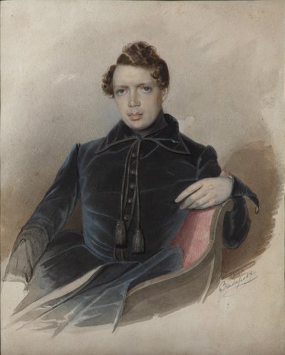 Andrei Nikolajevitš Muravjovin muotokuva 1806-1874, 1841 tekijältä Zakharov