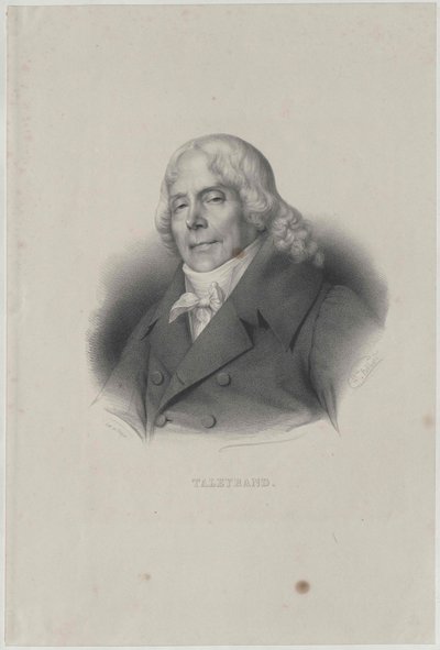 Charles Maurice herttua Talleyrand-Perigord tekijältä Zephirin Felix Jean Marius Belliard
