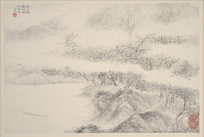 Maisemat, vuodelta 1644. tekijältä Zhang Feng