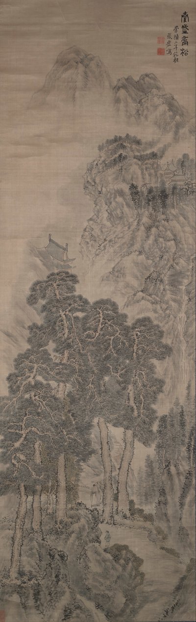 Ylevät Pines Tai-vuorella tekijältä Zhang Hong