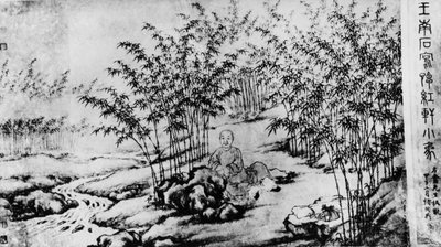 Maalaus 1700-luvun kirjailijasta Cao Xueqinista (Tsao Hsueh-chin) tekijältä Frederick (attr. to) Barnard