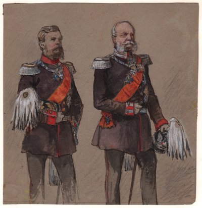 Aleksanteri II Venäjän ja Vilhelm II Preussin tekijältä . .