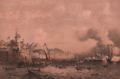 Keisari Napoleon III:n saapuminen Genovaan Liguriaan tekijältä William Walcutt