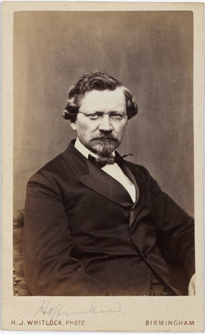 August Wilhelm von Hofmann, saksalainen orgaaninen kemisti, 1800-luvun puoliväli tekijältä Frederick (attr. to) Barnard