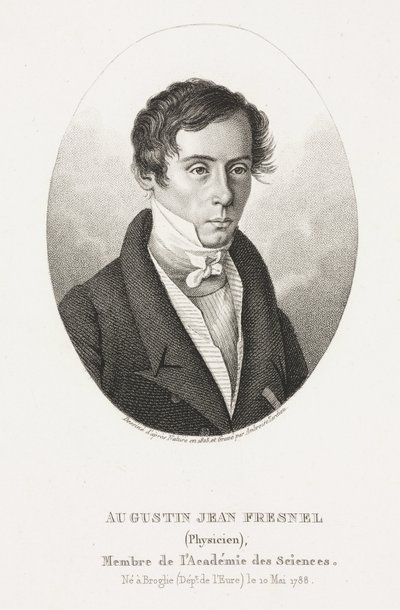 Augustin Jean Fresnel, ranskalainen fyysikko tekijältä Frederick (attr. to) Barnard