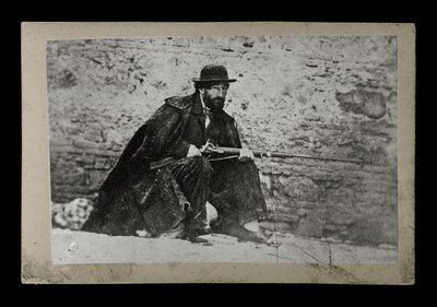 BRIGAND Muotokuva Francesco Fasanellasta, joka tunnetaan nimellä Tinna 1860 tekijältä . .