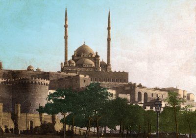 Kairo, Saladinin linnoitus (Egypti). noin 1920 (kuva) tekijältä . .