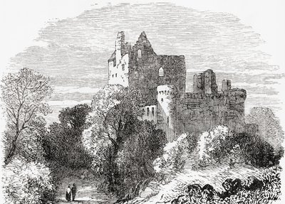 Craigmillarin linna, Edinburgh, Skotlanti. tekijältä . .