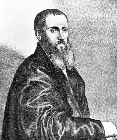 Daniel Barbaro, italialainen perspektivisti tekijältä Ferdinand Georg Waldmuller