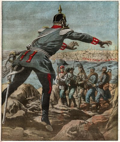 Guerre dans les Balkans. Sota Balkanilla. tekijältä Ferdinand Georg Waldmuller