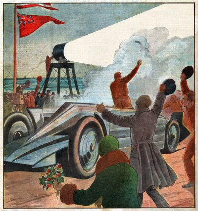 Henry Segrave. tekijältä Ferdinand Georg Waldmuller